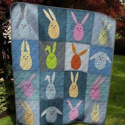 St Rabbit 060406 Quilt Blanket  Quilt and Home Decor