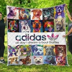 Staffies Quilt Blanket Beeqt5112  Quilt and Home Decor