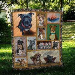 Staffordshire Bull Terrier Angel Quilt Blanket Dhc09122203Dd and Home Decor
