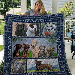 Staffordshire Bull Terrier Quilt Blanket Dhc2911264Vt and Home Decor