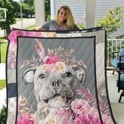Staffordshire Bull Terrier Quilt Blanket Lukhbv Dhc0301808Dd and Home Decor