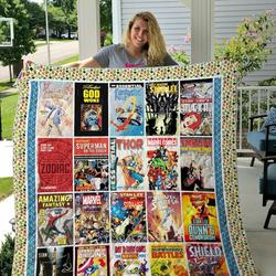 Stan Lee Books Quilt Blanket and Home Decor
