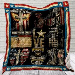 Stand For The Flag Cld170716 Quilt Blanket and Home Decor