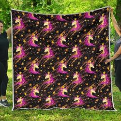 Star Fairy Unicorn Cl17100563Mdq Quilt Blanket and Home Decor