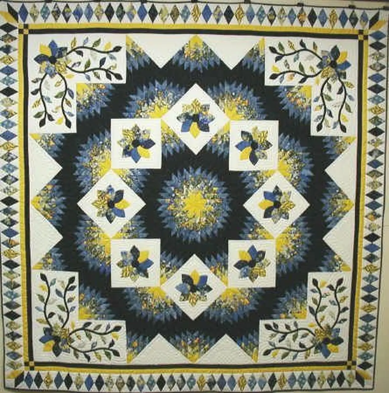 Star Flower Cla1510426Q Quilt Blanket and Home Decor