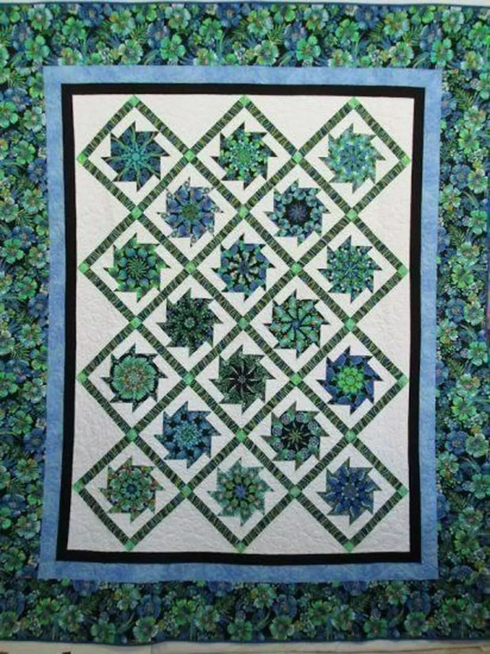 Star Flower Hur Quilt pl and Home Decor
