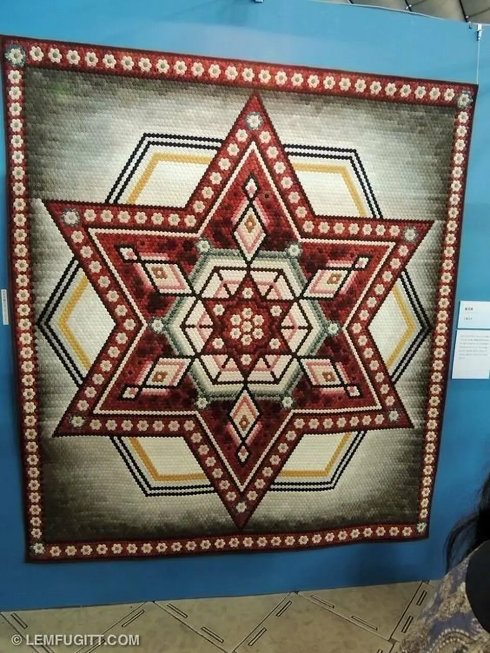 Star Of David Cla0910649Q Quilt Blanket and Home Decor