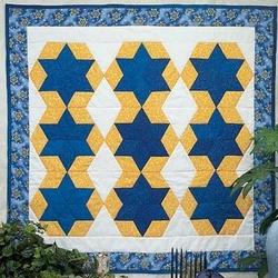 Star Of David Cla210691 Quilt Blanket and Home Decor