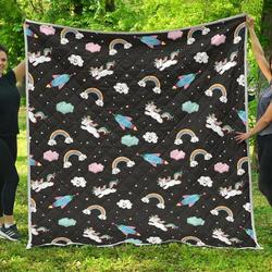 Star Space Unicorn Cl17100564Mdq Quilt Blanket and Home Decor