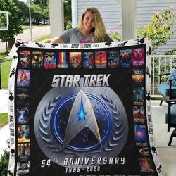 Star Trek 54Th Anniversary Quilt  and Home Decor