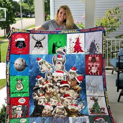 Star Wars Christmas Quilt Blanket      and Home Decor
