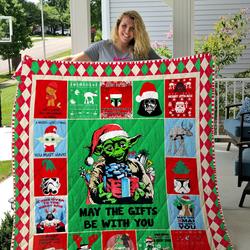 Star Wars Merry Christmas Quilt Blanket      and Home Decor