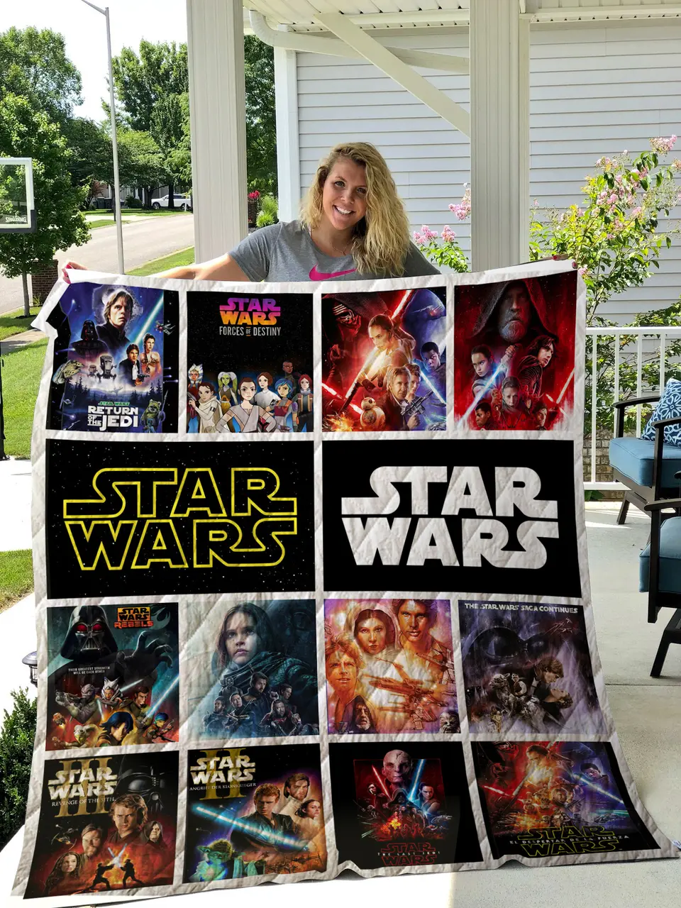 Star Wars Poster Quilt and Home Decor