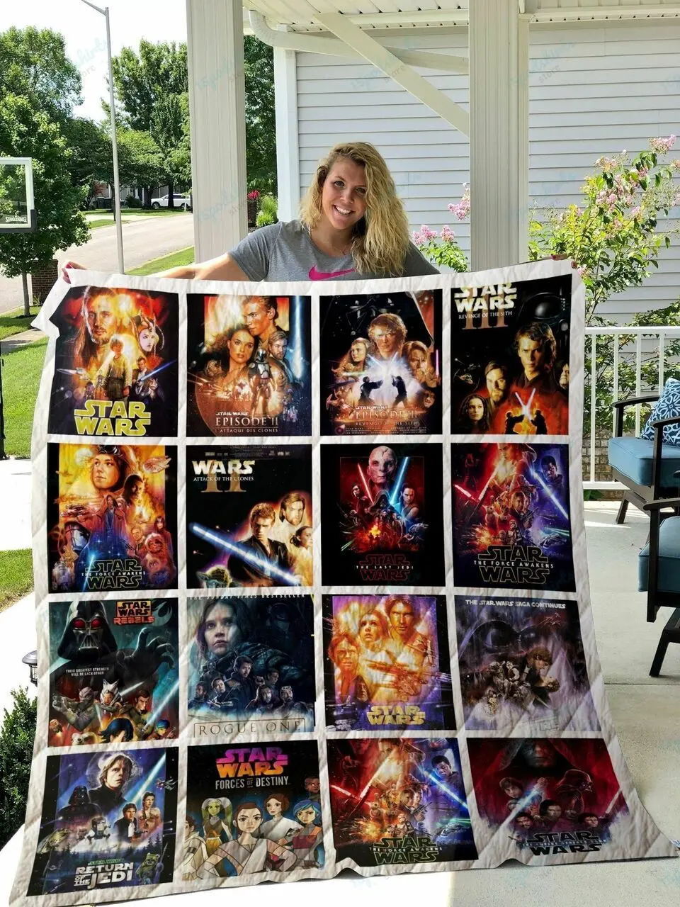 Star Wars Quilt Blanket 03 and Home Decor
