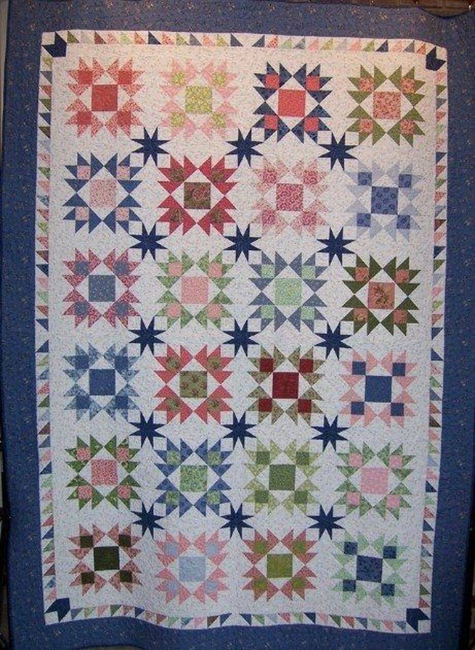 Stars Cla2210453Q Quilt Blanket and Home Decor