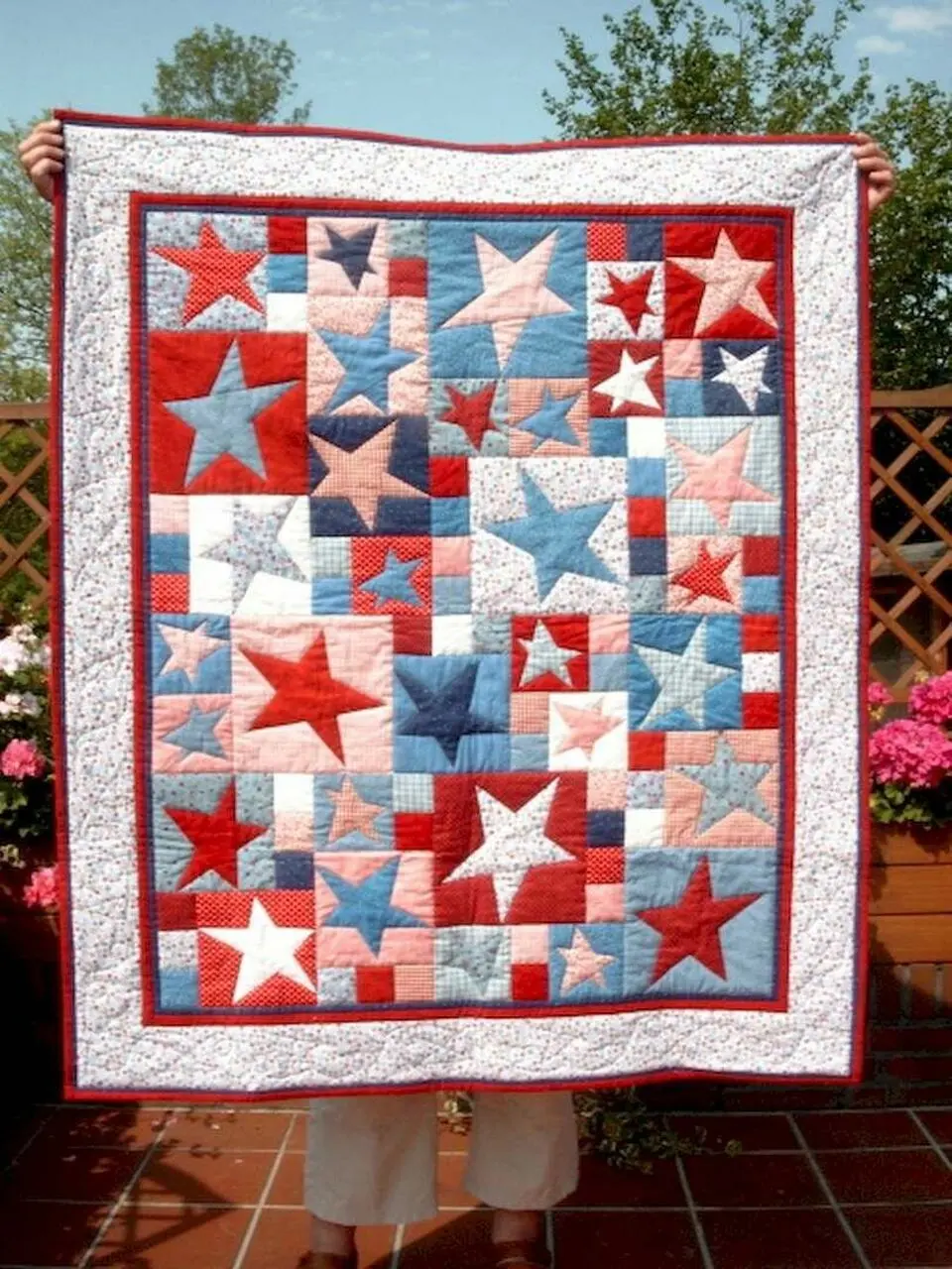 Stars Cld20716 Quilt Blanket and Home Decor