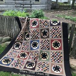 Stars Over Union Hill Cla1210329Q Quilt Blanket and Home Decor