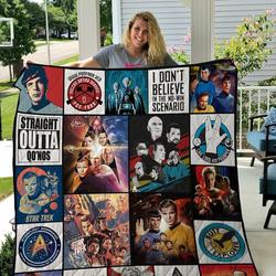 Startrek Quilt Blanket and Home Decor