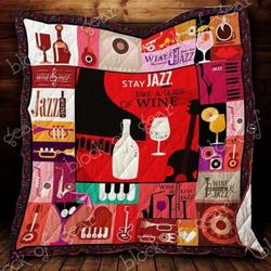 Stay Jazz Cld170791 Quilt Blanket and Home Decor
