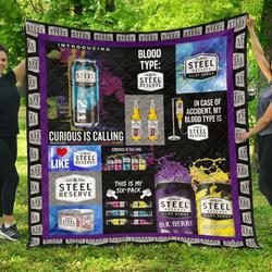 Steel Reserve Funny Gift For Beer Lover Quilt and Home Decor