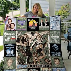 Step Brothers Quilt Blanket and Home Decor