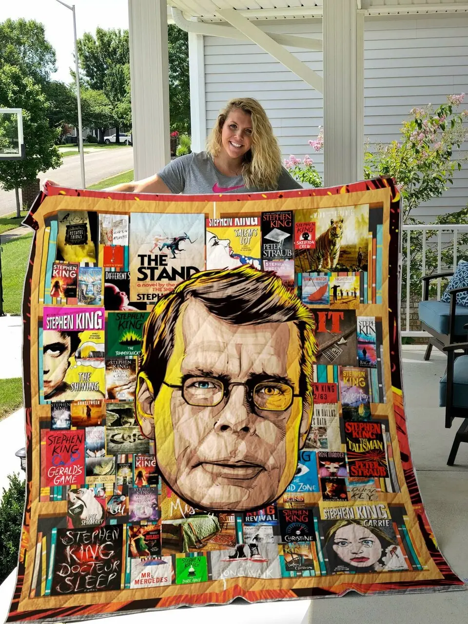 Stephen King Quilt Blanket and Home Decor