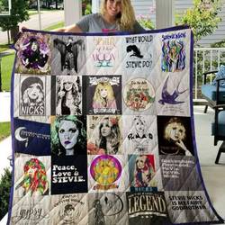 Stevie Nicks Quilt Blanket M040624  Quilt and Home Decor