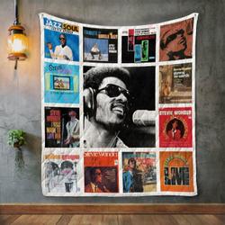 Stevie Wonder Album Covers Quilt Blanket and Home Decor