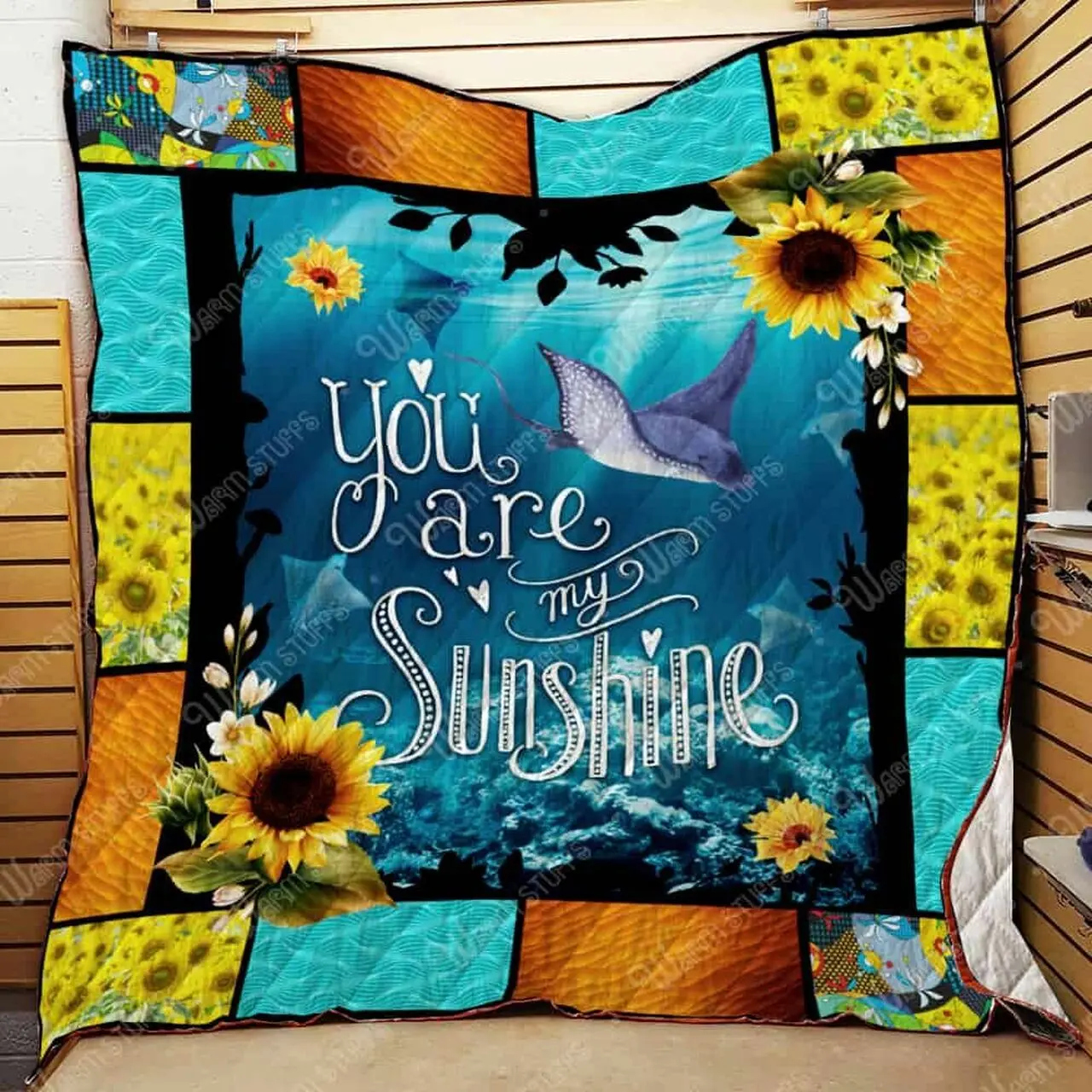 Stingray You Are My Sunshine Quilt Blanket 0603 P20 Dhc1312279Dd and Home Decor