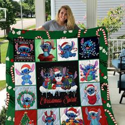 Stitch Christmas Quilt Blanket and Home Decor