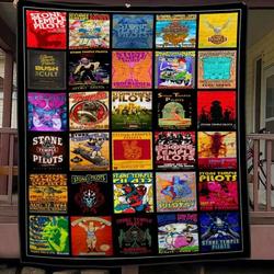 Stone Temple Pilots Quilt Blanket Hvt310522  Quilt and Home Decor