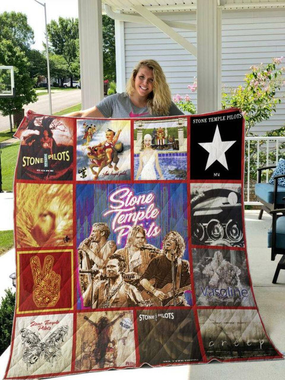 Stone Temple Pilots Style 2 Quilt Blanket Quilt and Home Decor