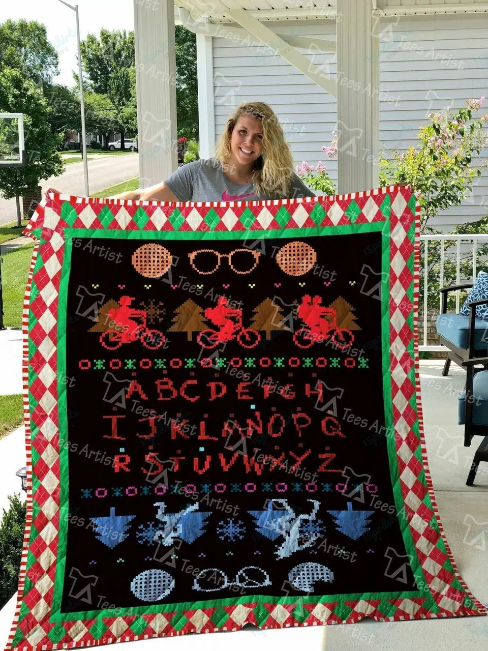 Stranger Things Quilt Blanket 01965 and Home Decor