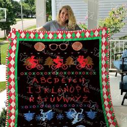 Stranger Things Quilt Blanket 01965 and Home Decor