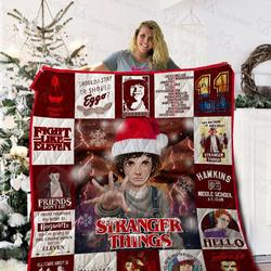 Stranger Things Quilt Blanket 02217 and Home Decor