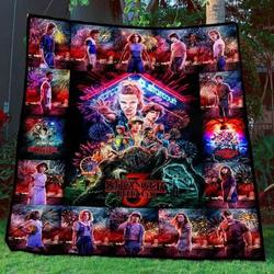Stranger Things Quilt Blanket  Limited Quilt Blanket and Home Decor