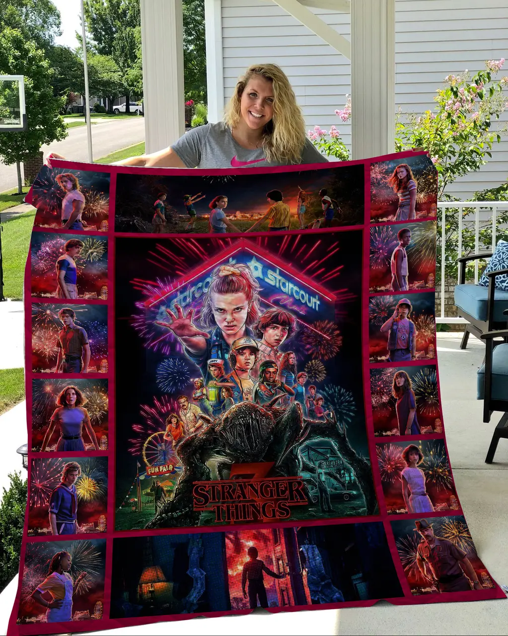 Stranger Things Quilt and Home Decor