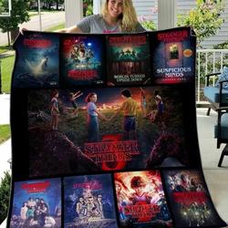 Stranger Things Ver1 Quilt Blanket and Home Decor