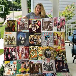 Stray Cats Quilt Blanket and Home Decor