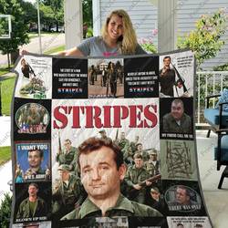 Stripes Quilt Blanket and Home Decor