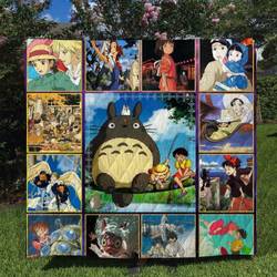 Studio Ghibli Movies Favorite Quilt Design By Exrain and Home Decor