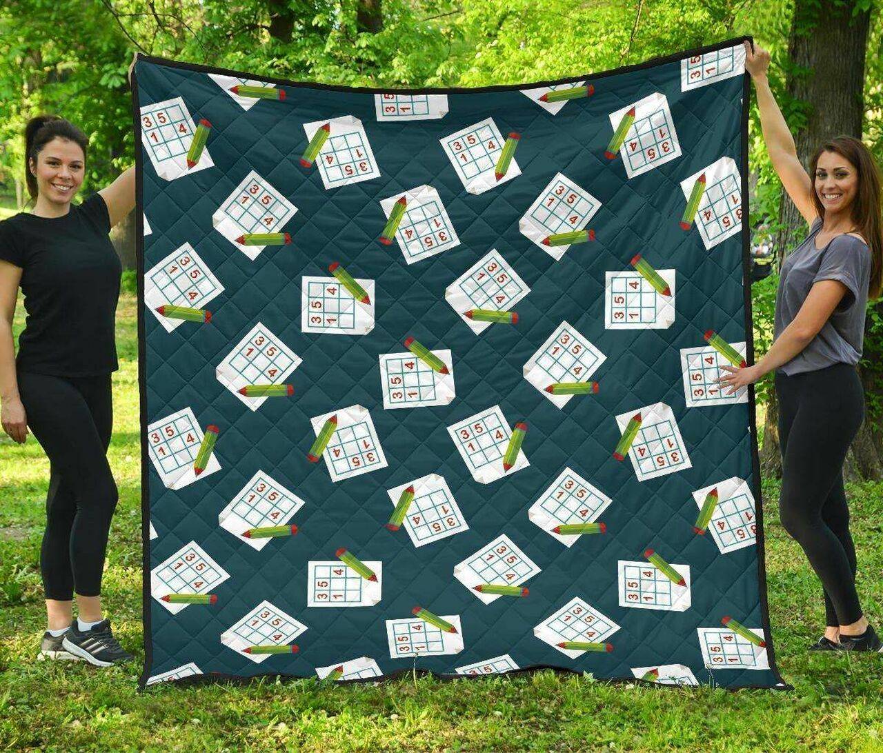 Sudoku Cl12100634Mdq Quilt Blanket and Home Decor