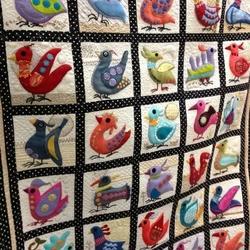 Sue Spargo Chick Cla290635 Quilt Blanket and Home Decor