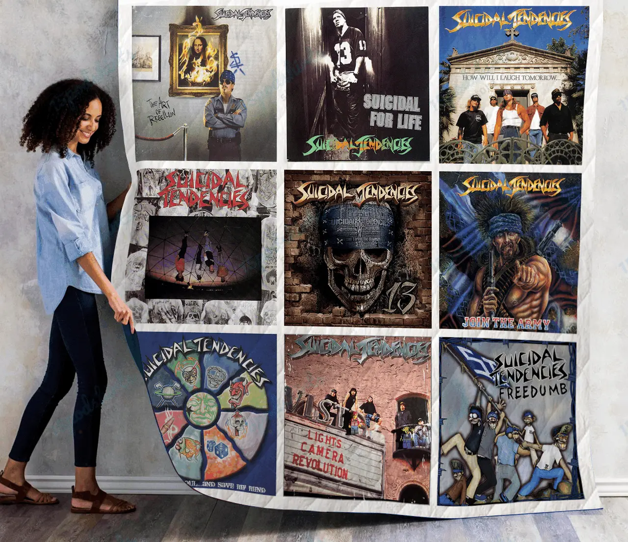 Suicidal Tendencies Albums Quilt Blanket New and Home Decor