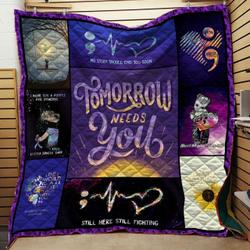 Suicide Prevention Awareness Quilt Blanket Dhc0102400Td and Home Decor