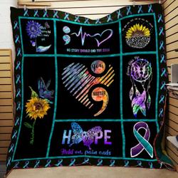 Suicide Prevention Cla270686 Quilt Blanket and Home Decor