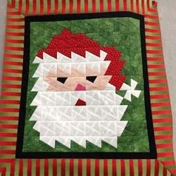 Sulking Santa Clt1610123H Quilt Blanket and Home Decor