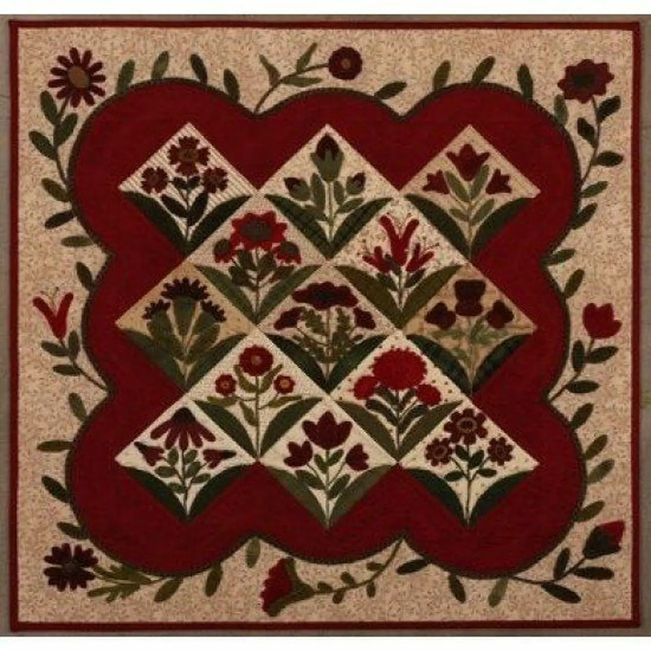 Summer Blooms Hur Quilt Cysikq and Home Decor