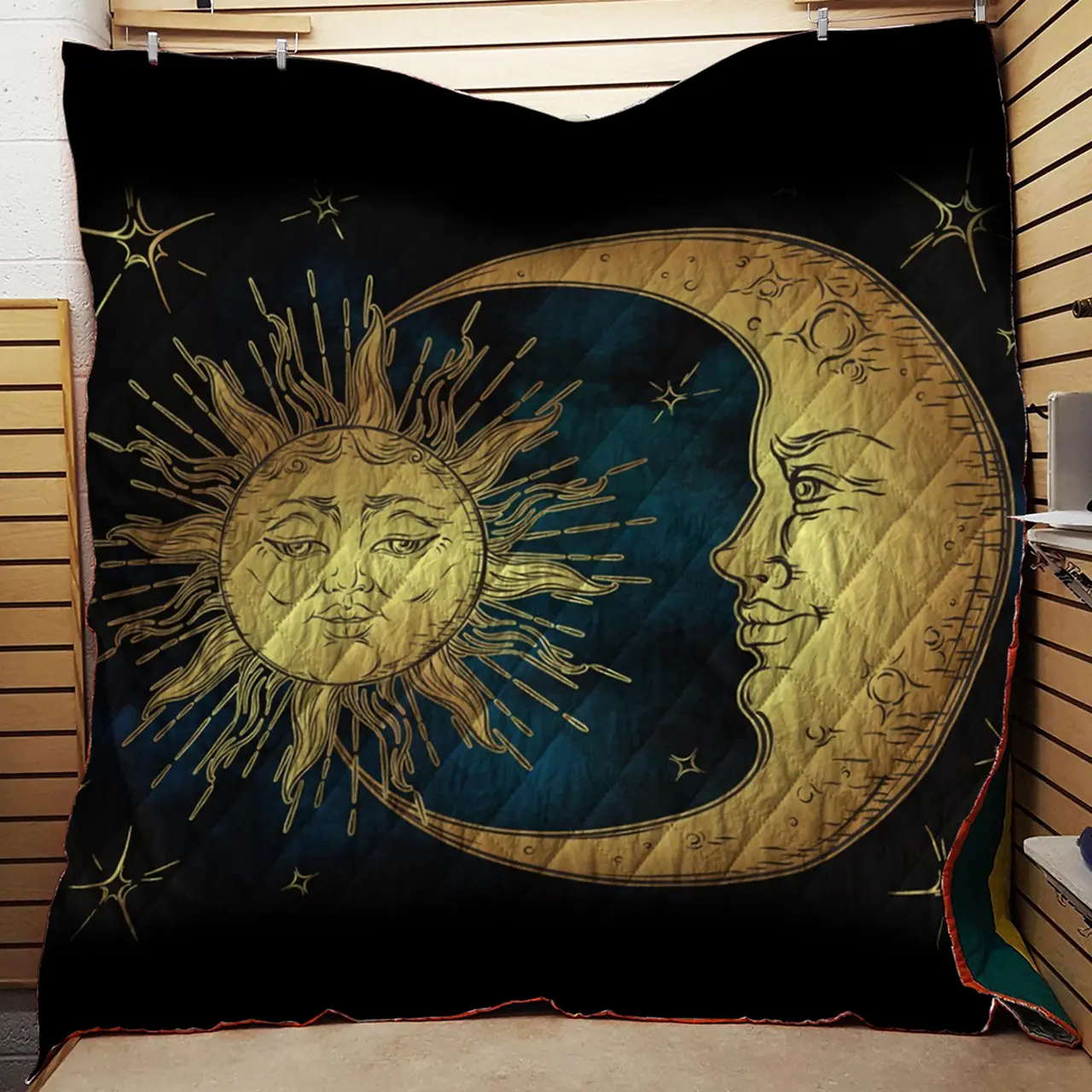 Sun Moon & Star Quilt and Home Decor