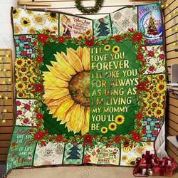 Sunflower Cl14100467Mdq Quilt Blanket and Home Decor